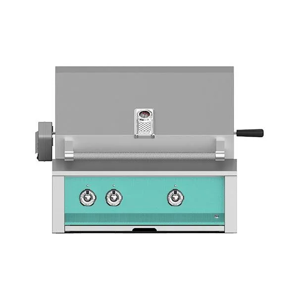 Aspire by Hestan 30" Built In Grill with One Tubular U-Burner, One Sear Burner and Rotisserie