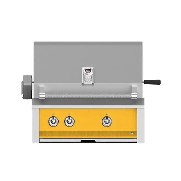 Aspire by Hestan 30" Built In Grill with One Tubular U-Burner, One Sear Burner and Rotisserie