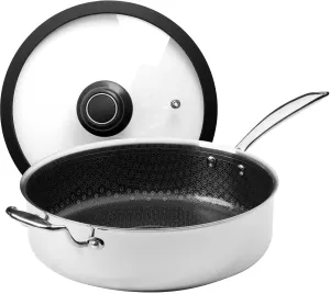 Black Cube CeramicQR 11" Saute Pan w/Lid