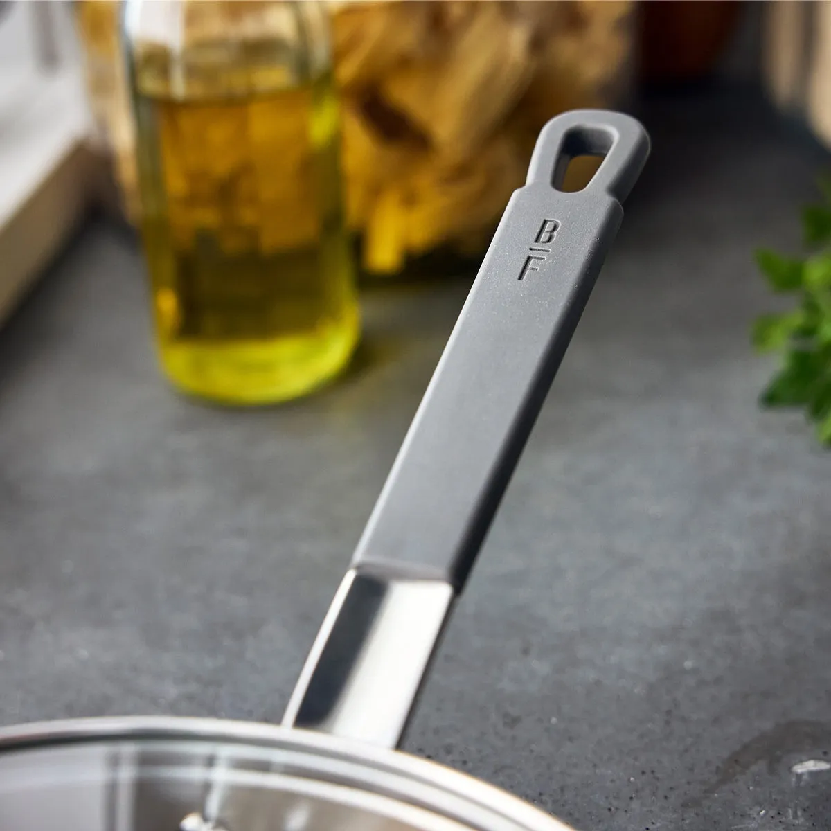 Bobby Flay by GreenPan 3.57-Quart Stainless Steel Chef's Pan with Lid