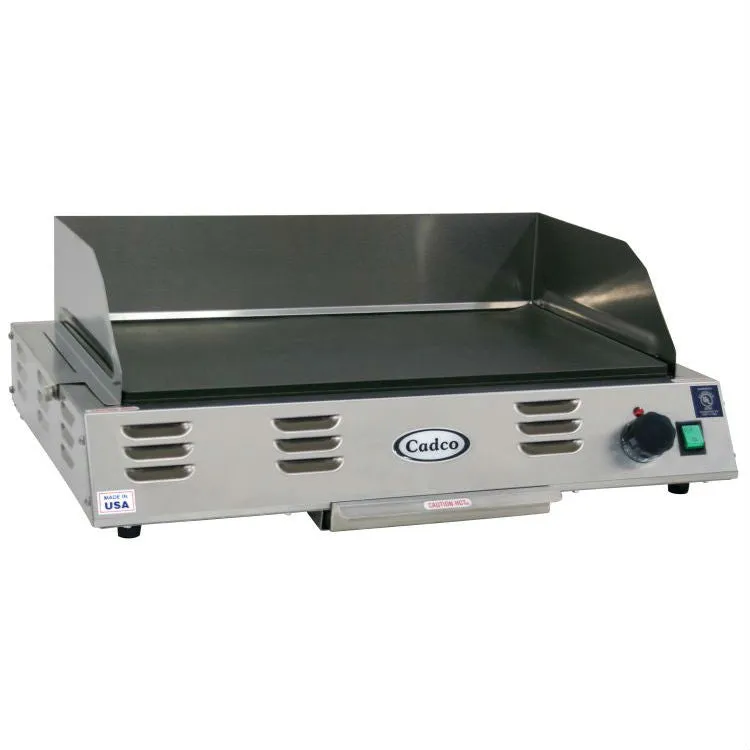 Cadco CG-10 Medium Duty Countertop Griddle, Electric, 21" x 12"