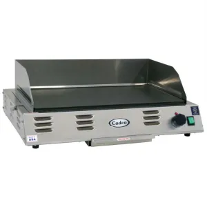 Cadco CG-10 Medium Duty Countertop Griddle, Electric, 21" x 12"