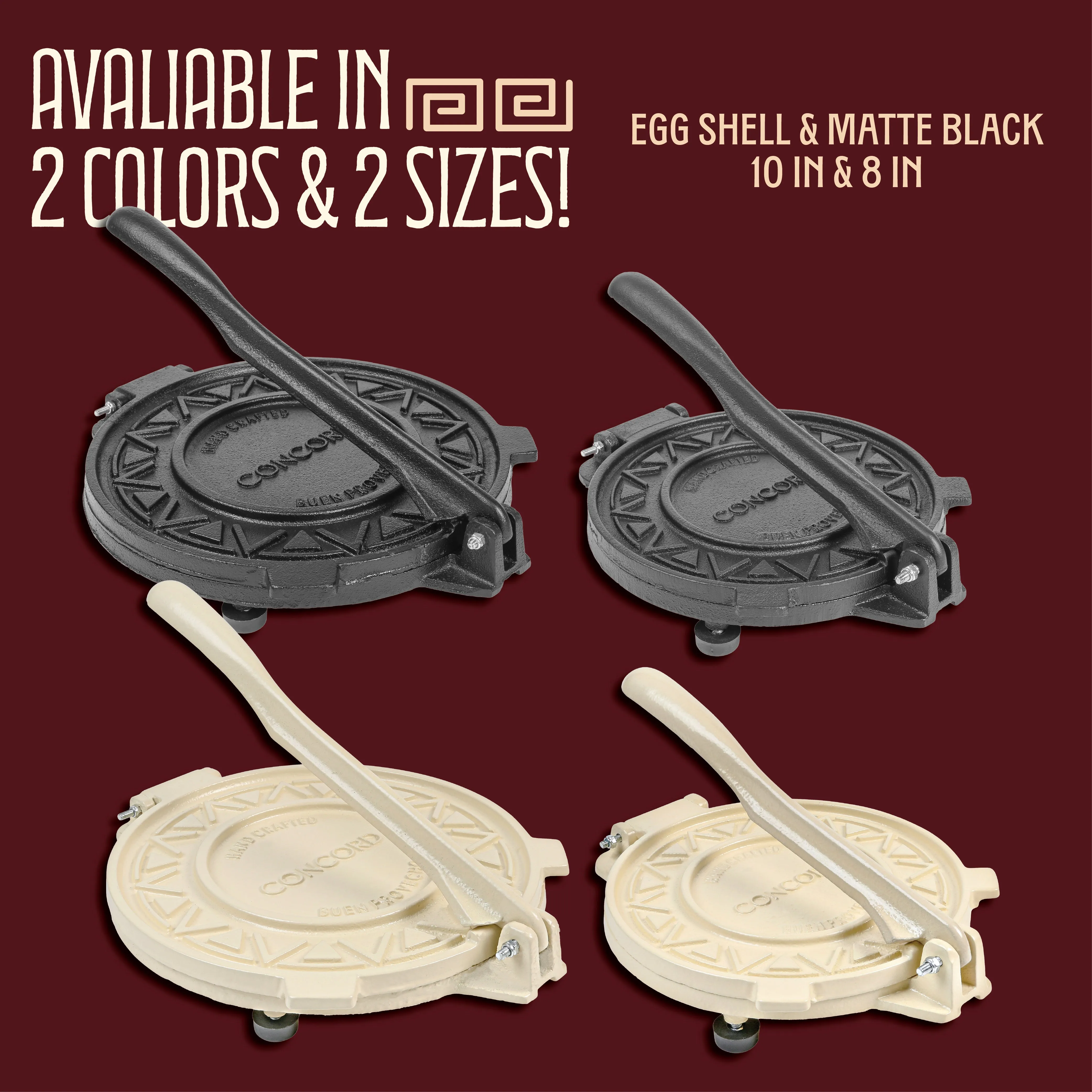 Cast Iron Tortilla Press