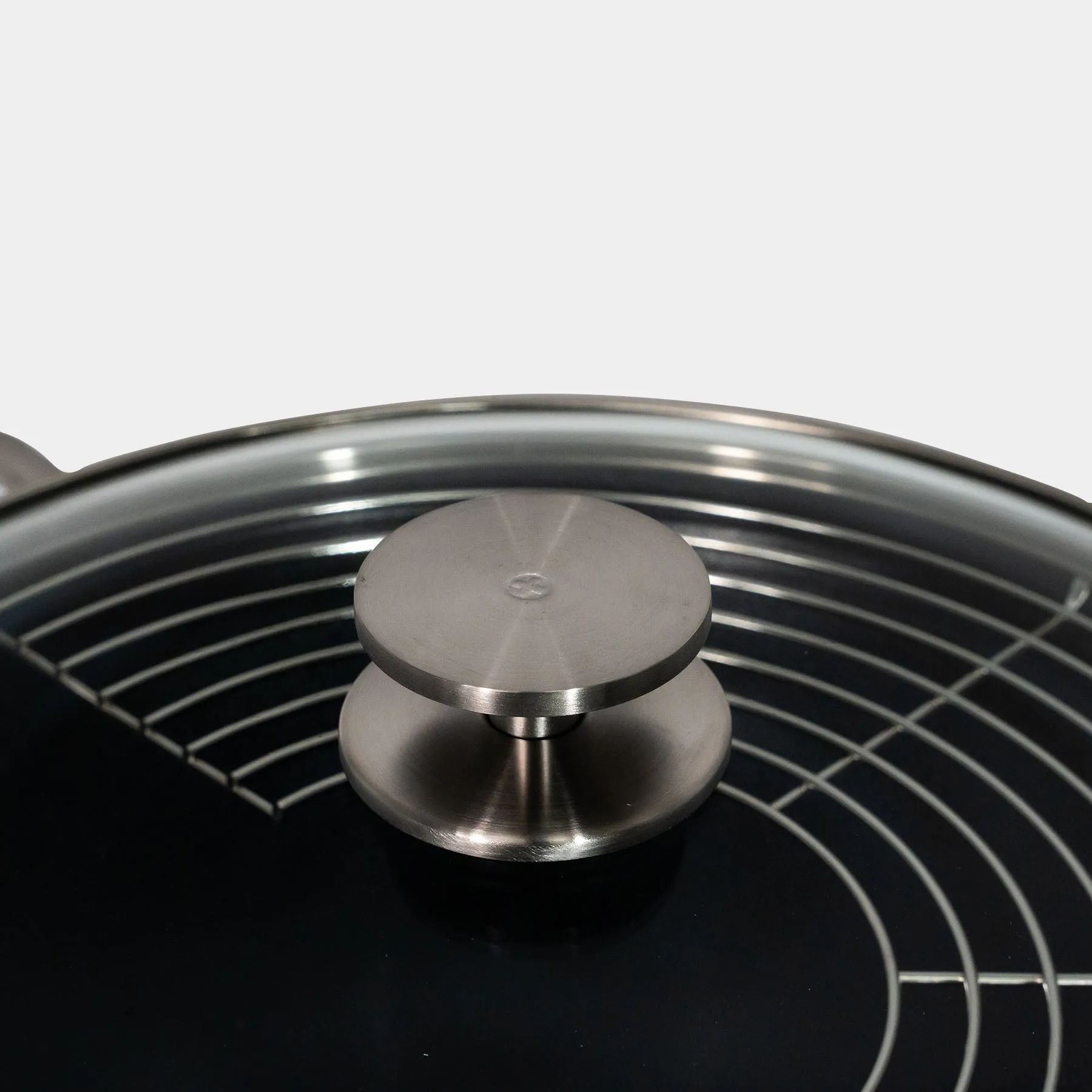 CHD Nonstick 12.5" Wok with Glass Lid