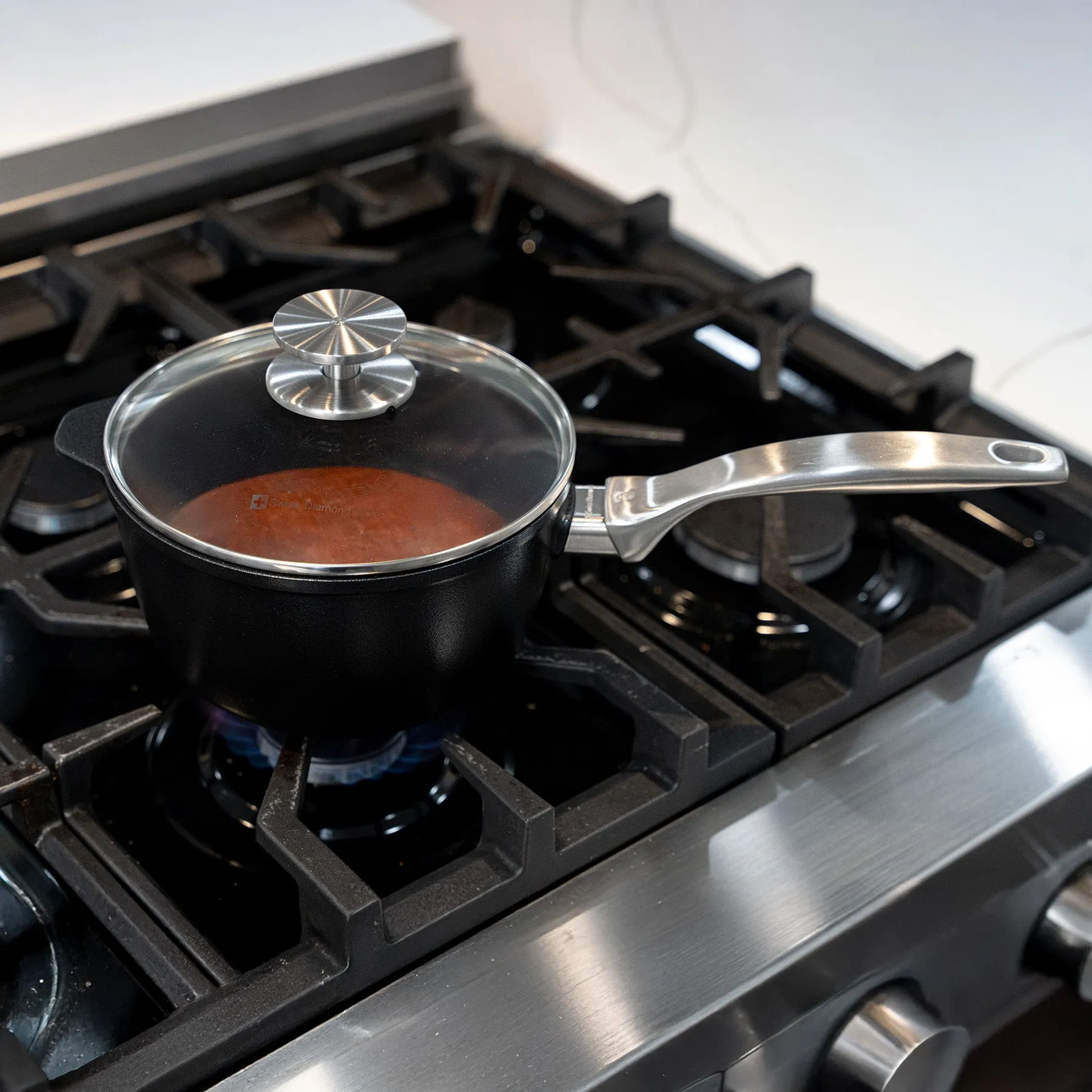 CHD Nonstick Saucepan with Glass Lid