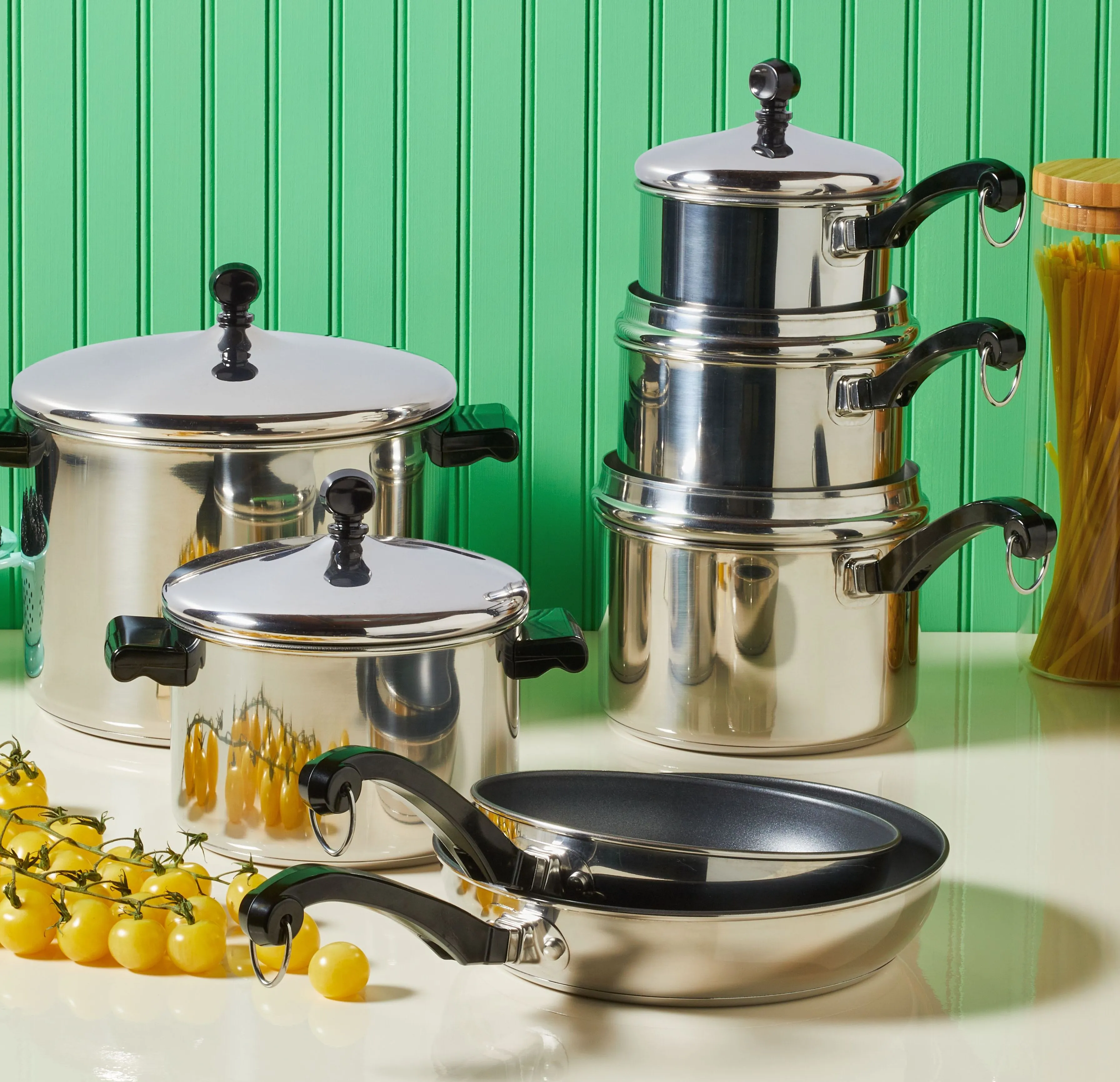 Classic Series Stainless Steel 15-Piece Cookware Set