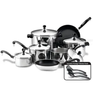Classic Series Stainless Steel 15-Piece Cookware Set