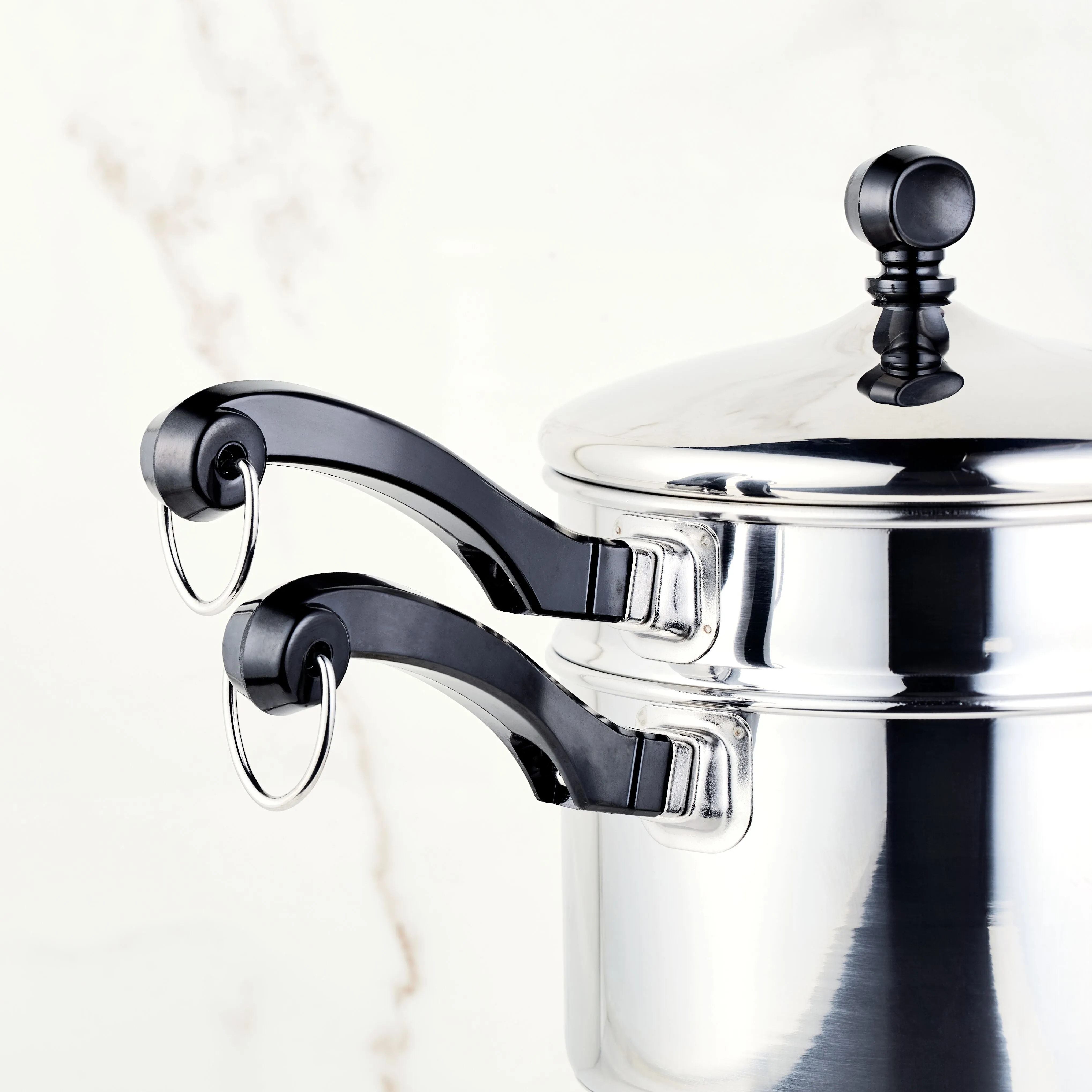 Classic Series Stainless Steel 2-Qt. Covered Saucepan With Double Boiler Insert