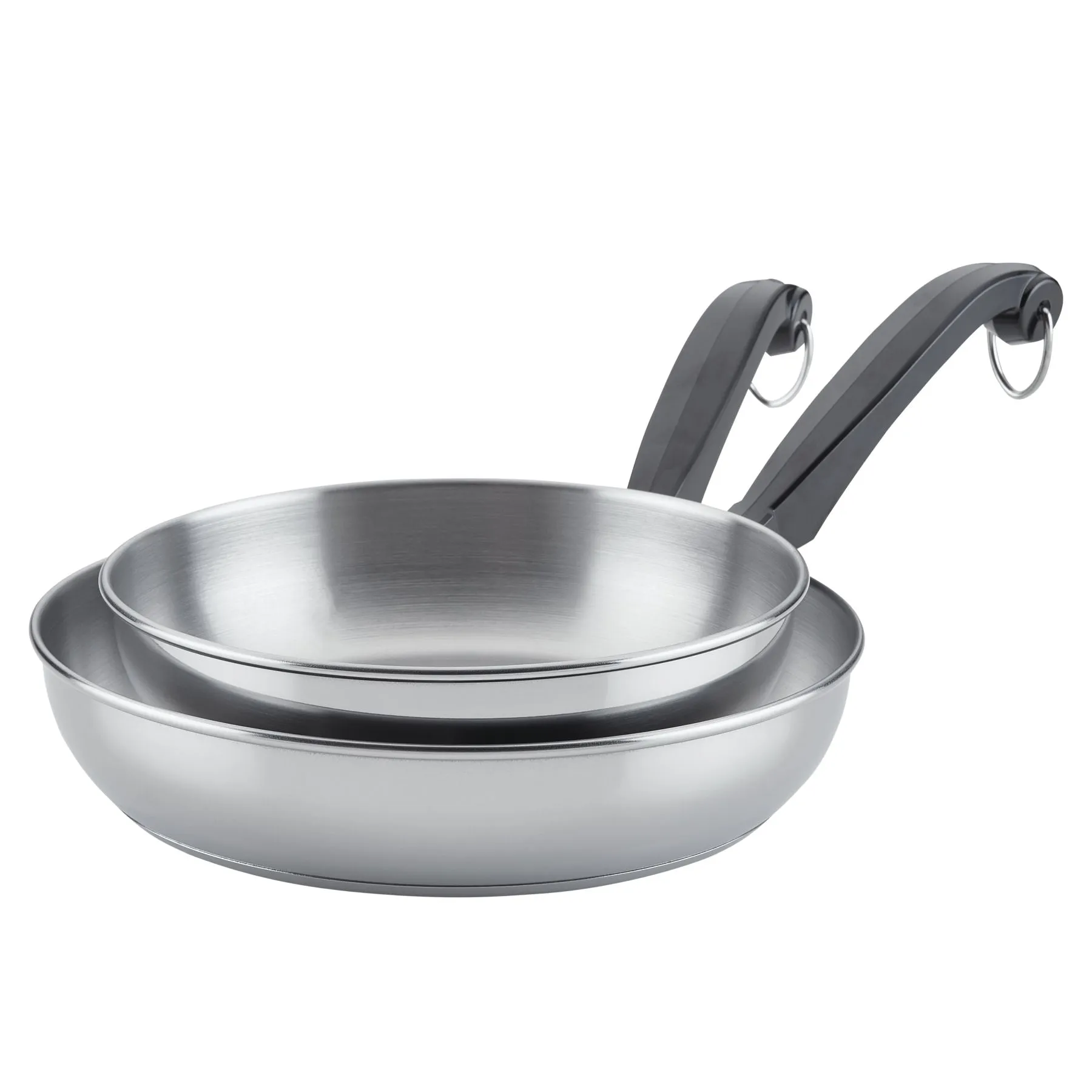 Classic Series Stainless Steel 8.25" & 10" Frying Pan Set