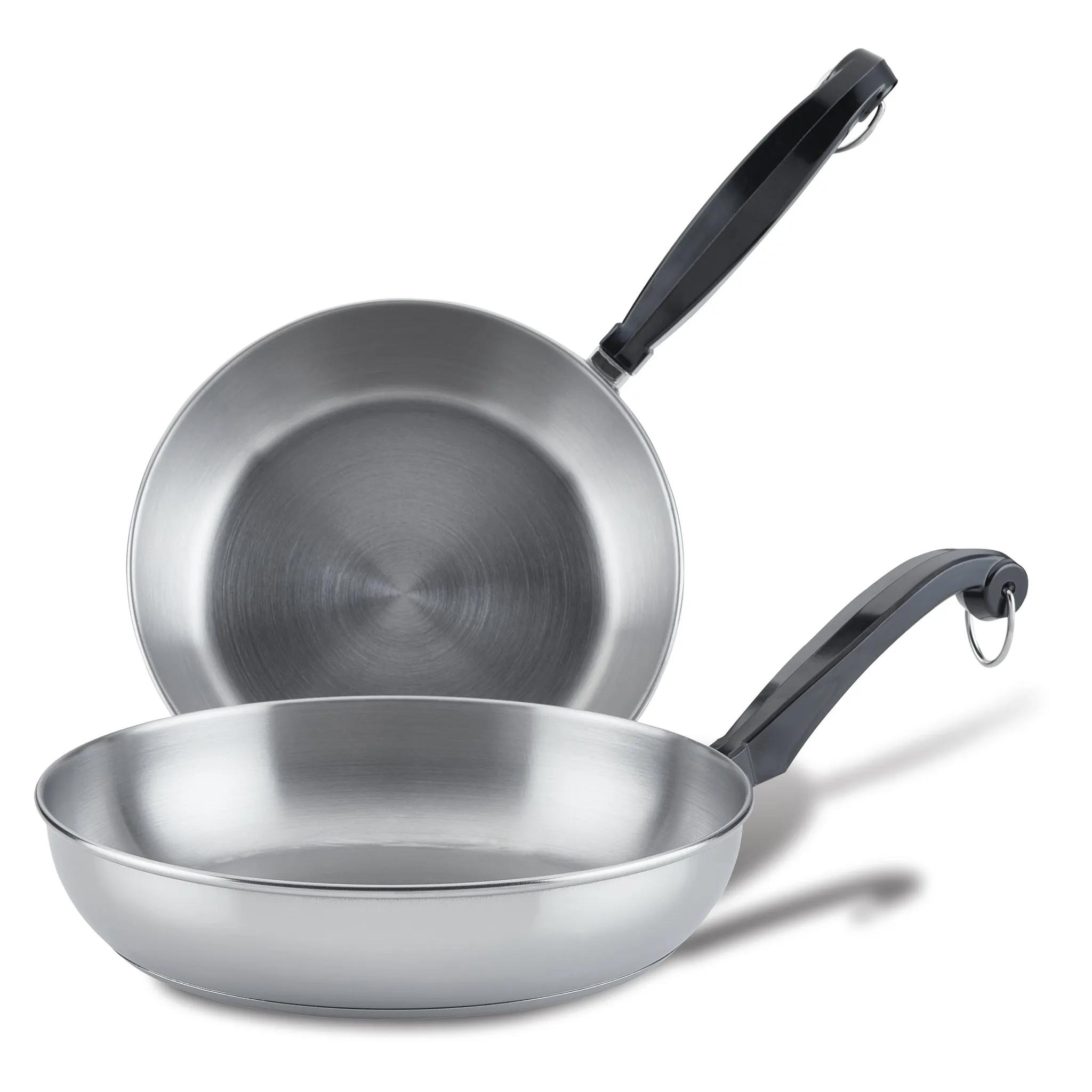 Classic Series Stainless Steel 8.25" & 10" Frying Pan Set
