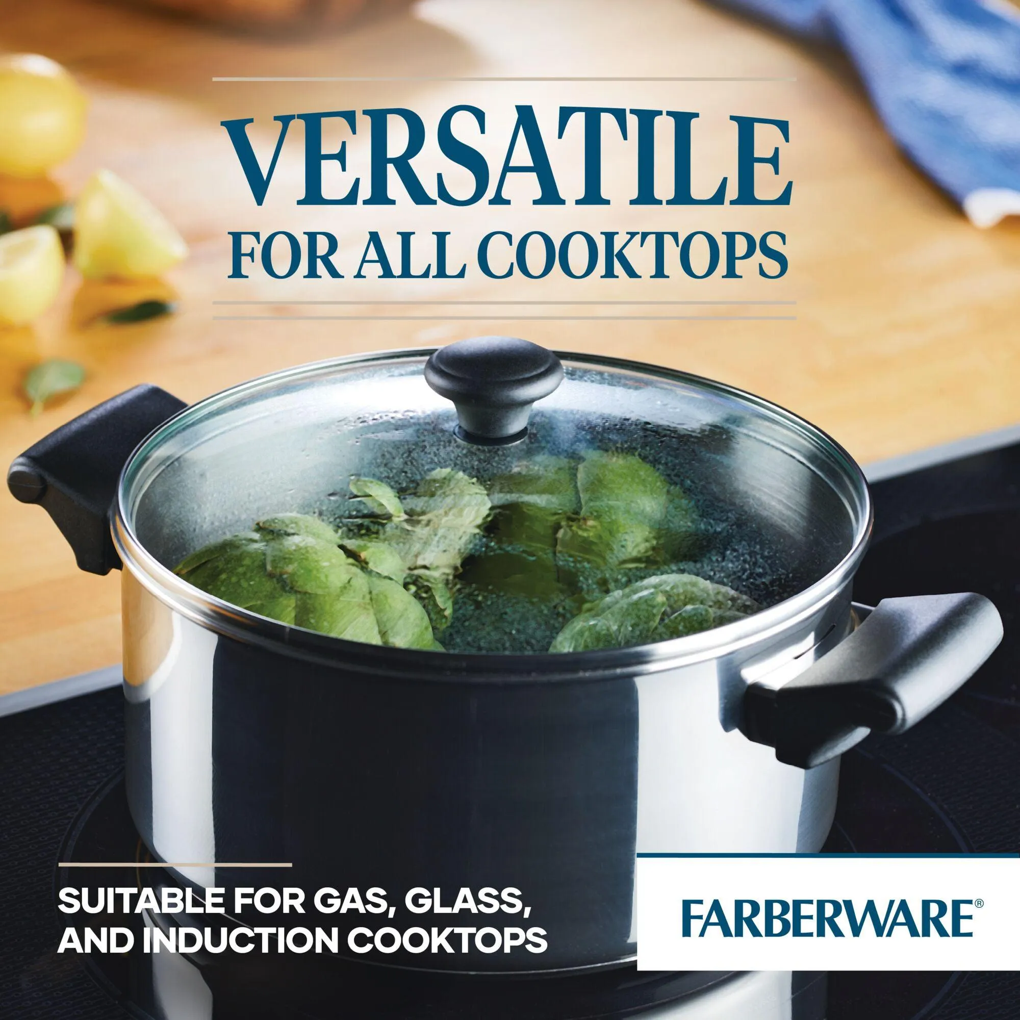 Classic Traditions Ceramic Stainless Steel 12-Piece Cookware Set
