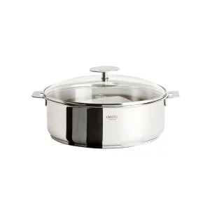 Cristel Casteline Removable Handle - 4 Qt. Saute Pan w/Lid