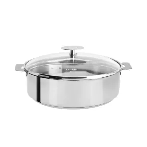 Cristel Mutine Removable Handle - 3.5 Qt. Saute Pan w/Lid