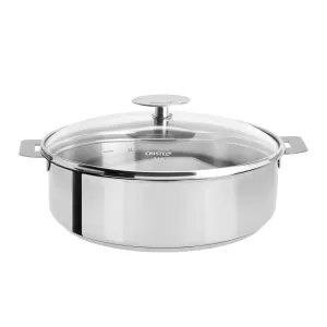 Cristel Mutine Removable Handle - 5.5 Qt. Saute Pan w/Lid