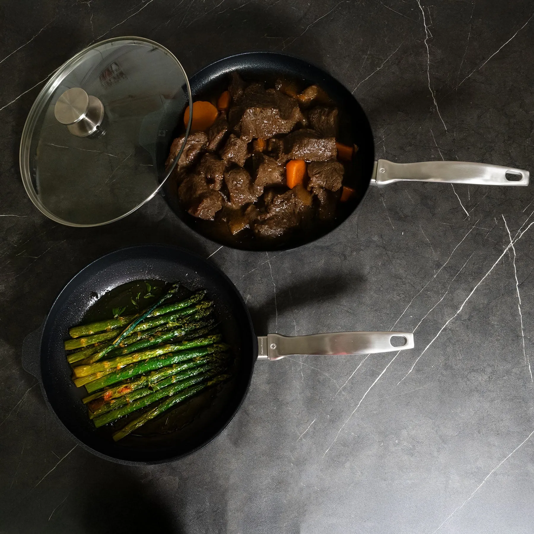CXD PFAS Free Nonstick 3 Piece Set - 11" Fry and Saute Pan