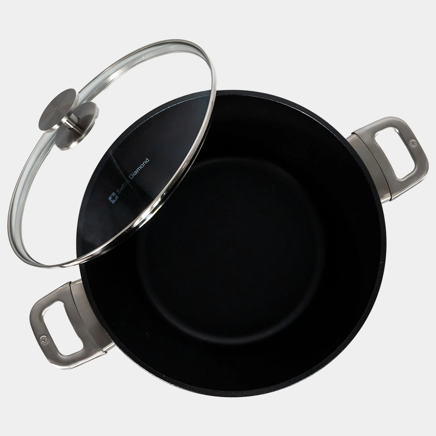 CXD PFAS Free Nonstick Stock Pot with Glass Lid
