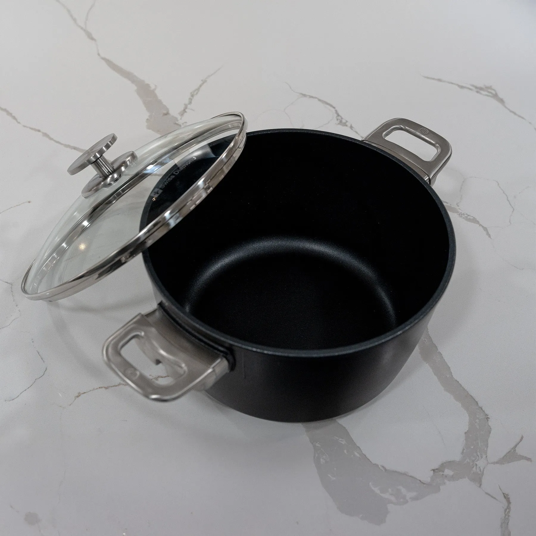 CXD PFAS Free Nonstick Stock Pot with Glass Lid