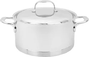 Demeyere Atlantis - 5.5 Qt. Stainless Steel Casserole/Saucepot w/Lid