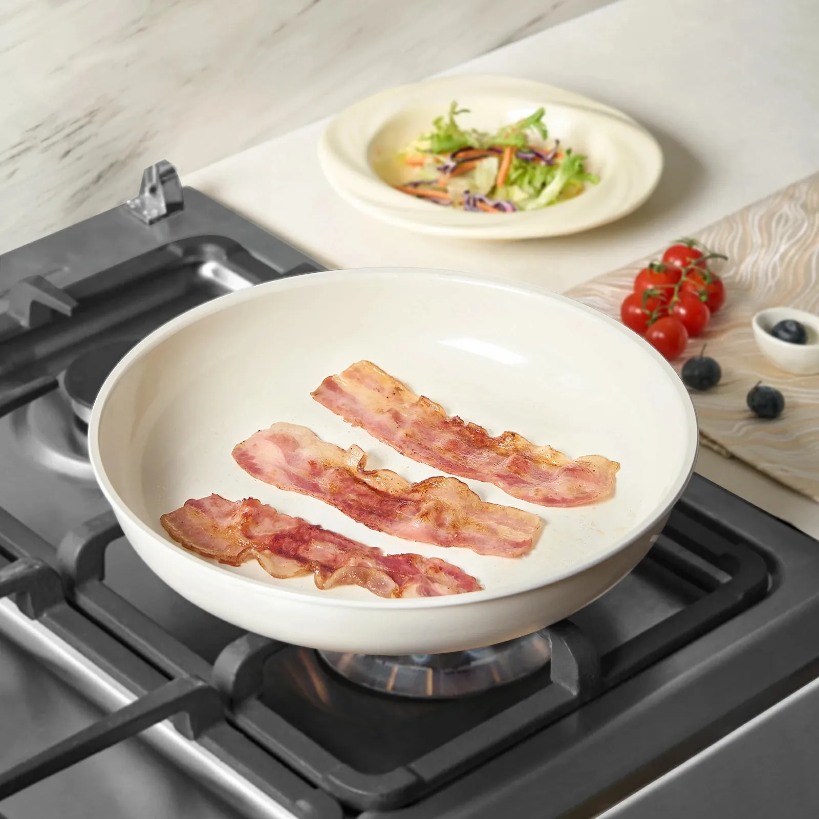 Detachable Handle Ceramic Nonstick 19-Piece Cookware Set
