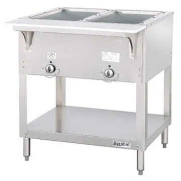 Duke 302 2-Well Aerohot Steamtable Hot Food Unit, 30-3/8", Propane