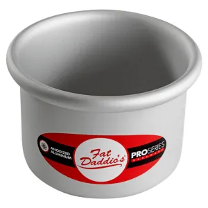 Fat Daddio's PRD-43 Round Cake Pan, 4" x 3"