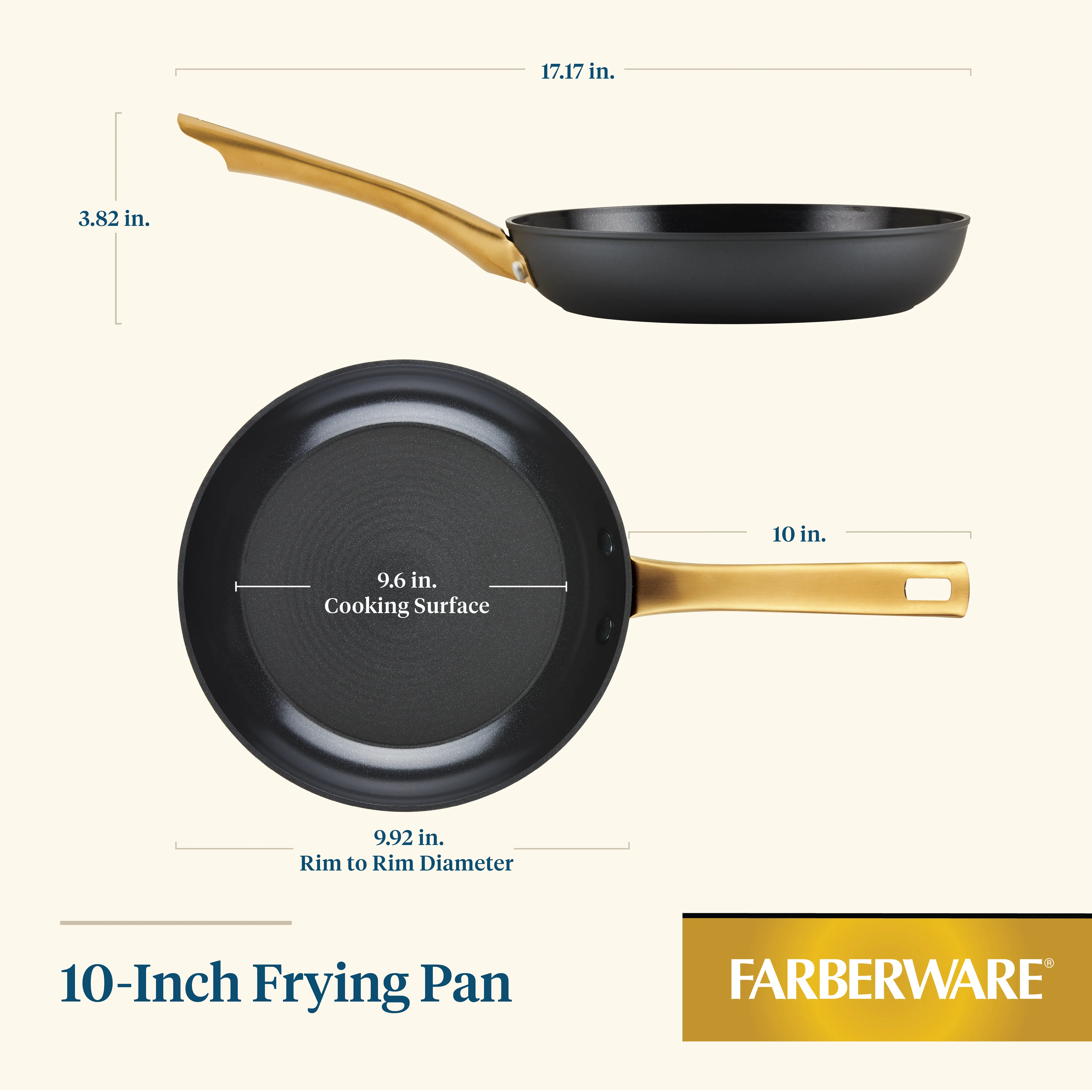 Forged Induction Ceramic 10-Inch Frying Pan