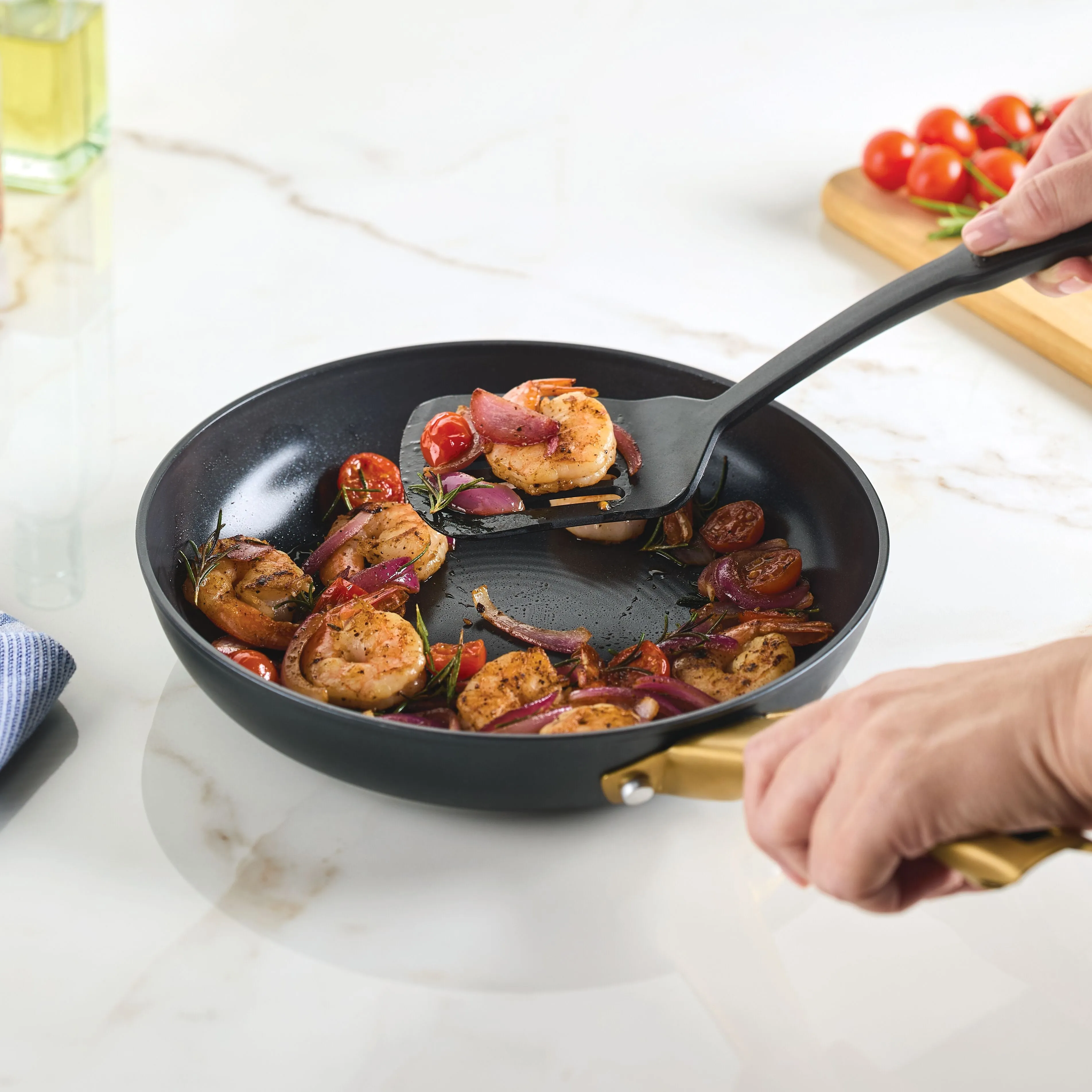 Forged Induction Ceramic 12-Piece Cookware Set