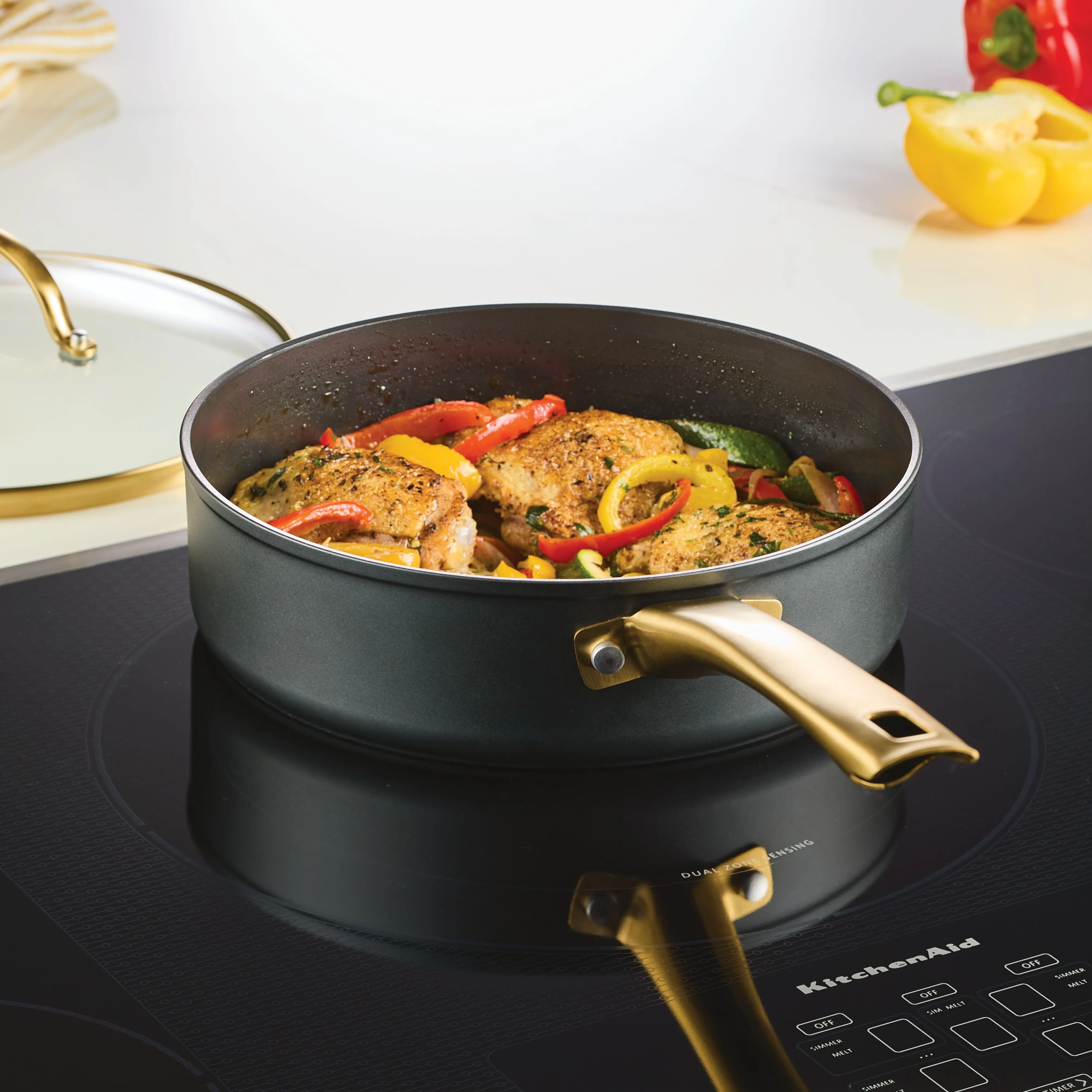 Forged Induction Ceramic 12-Piece Cookware Set