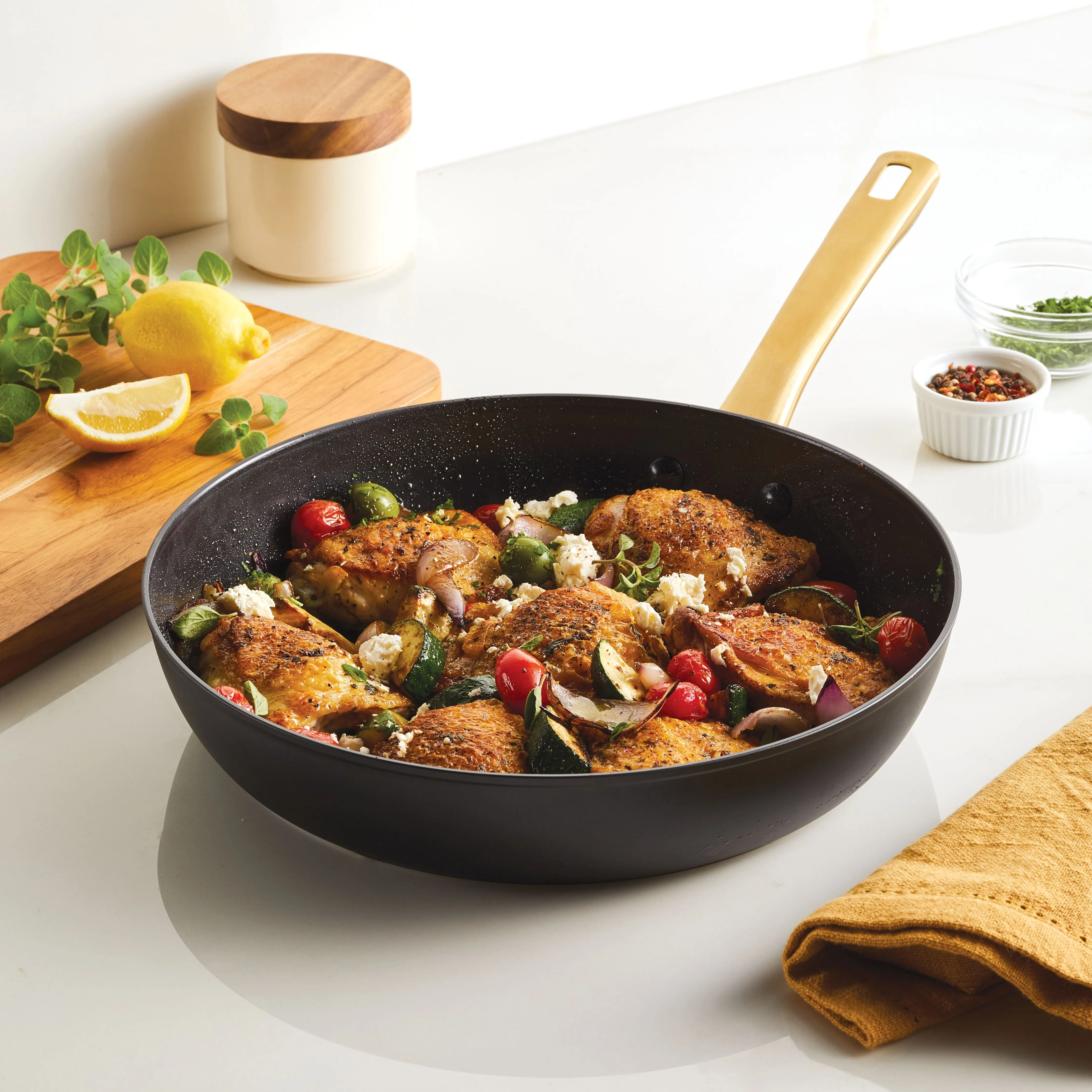 Forged Induction Ceramic 12.25-Inch Frying Pan
