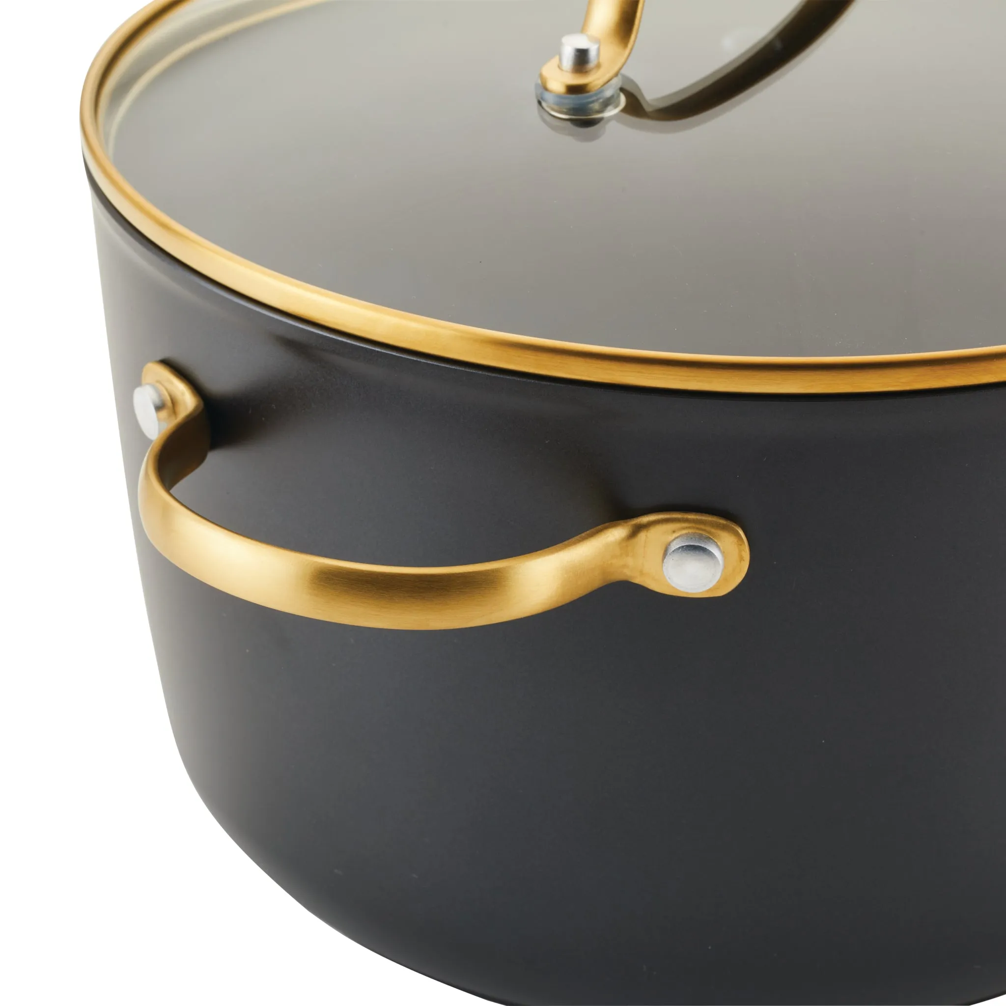 Forged Induction Ceramic 6-Quart Stockpot With Lid