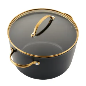 Forged Induction Ceramic 6-Quart Stockpot With Lid