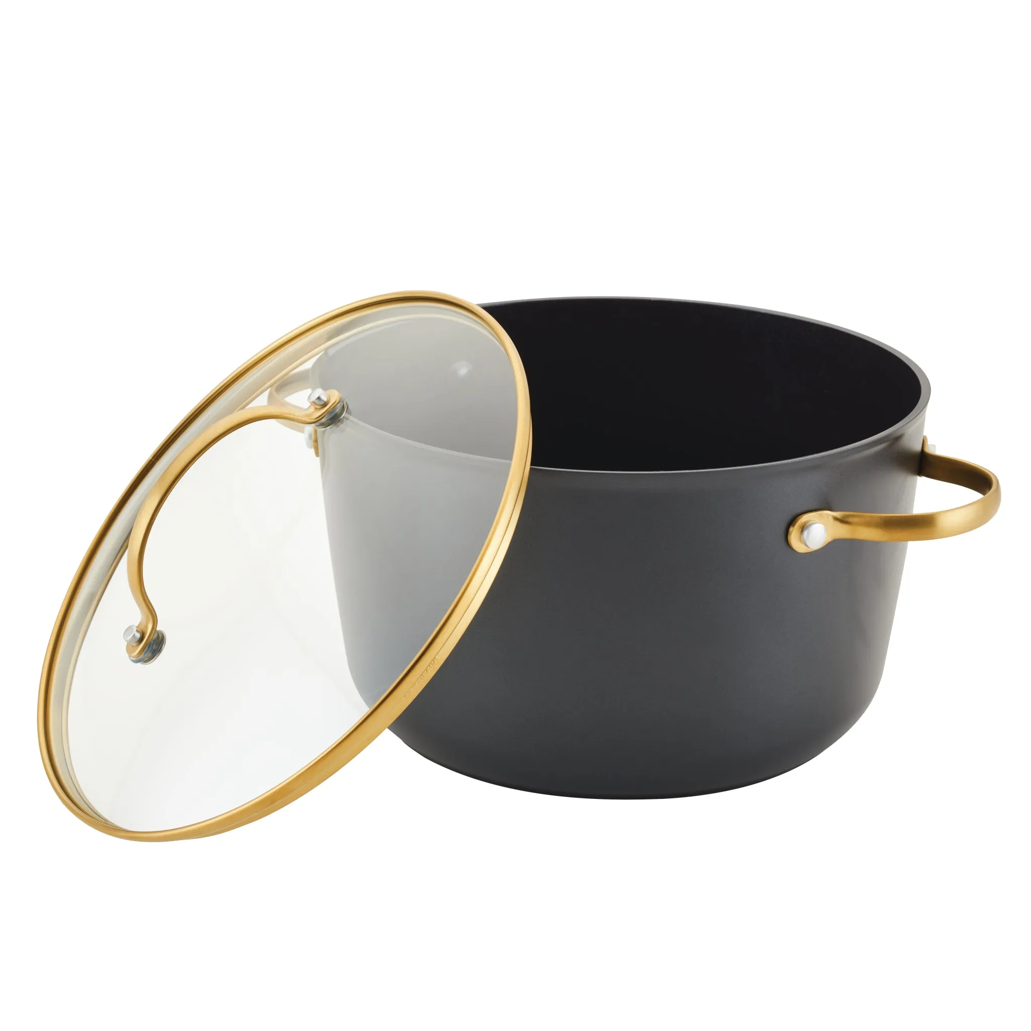Forged Induction Ceramic 6-Quart Stockpot With Lid
