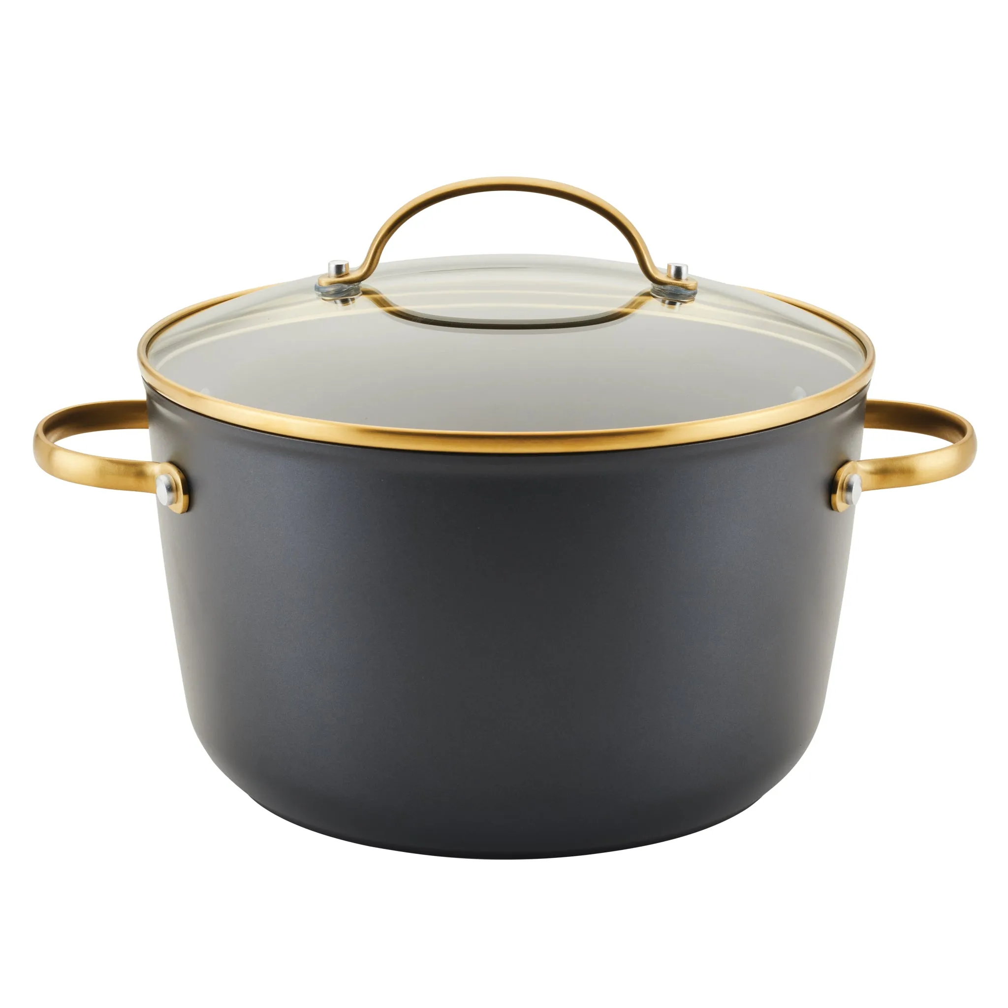 Forged Induction Ceramic 6-Quart Stockpot With Lid