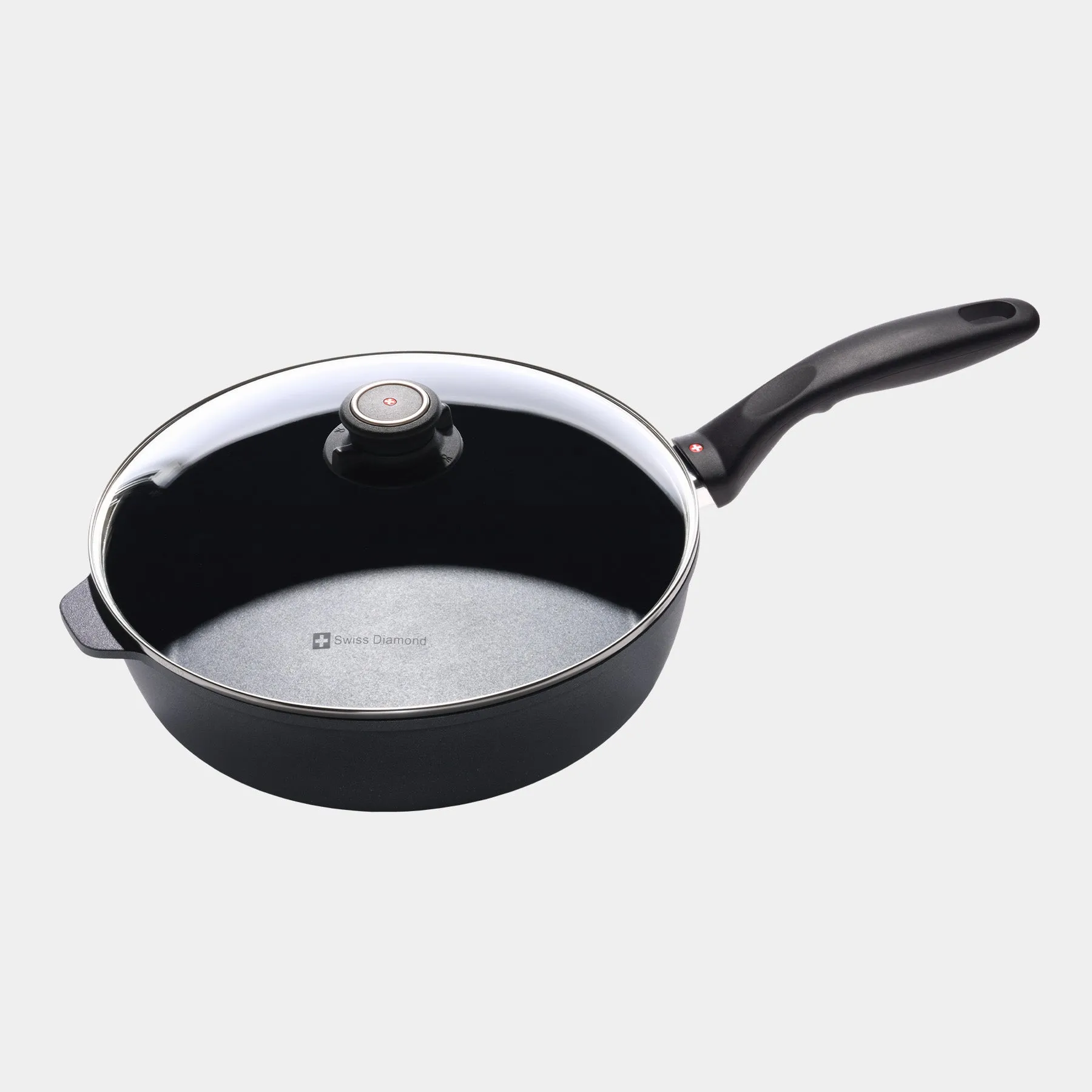 HD Nonstick Saute Pan with Glass Lid