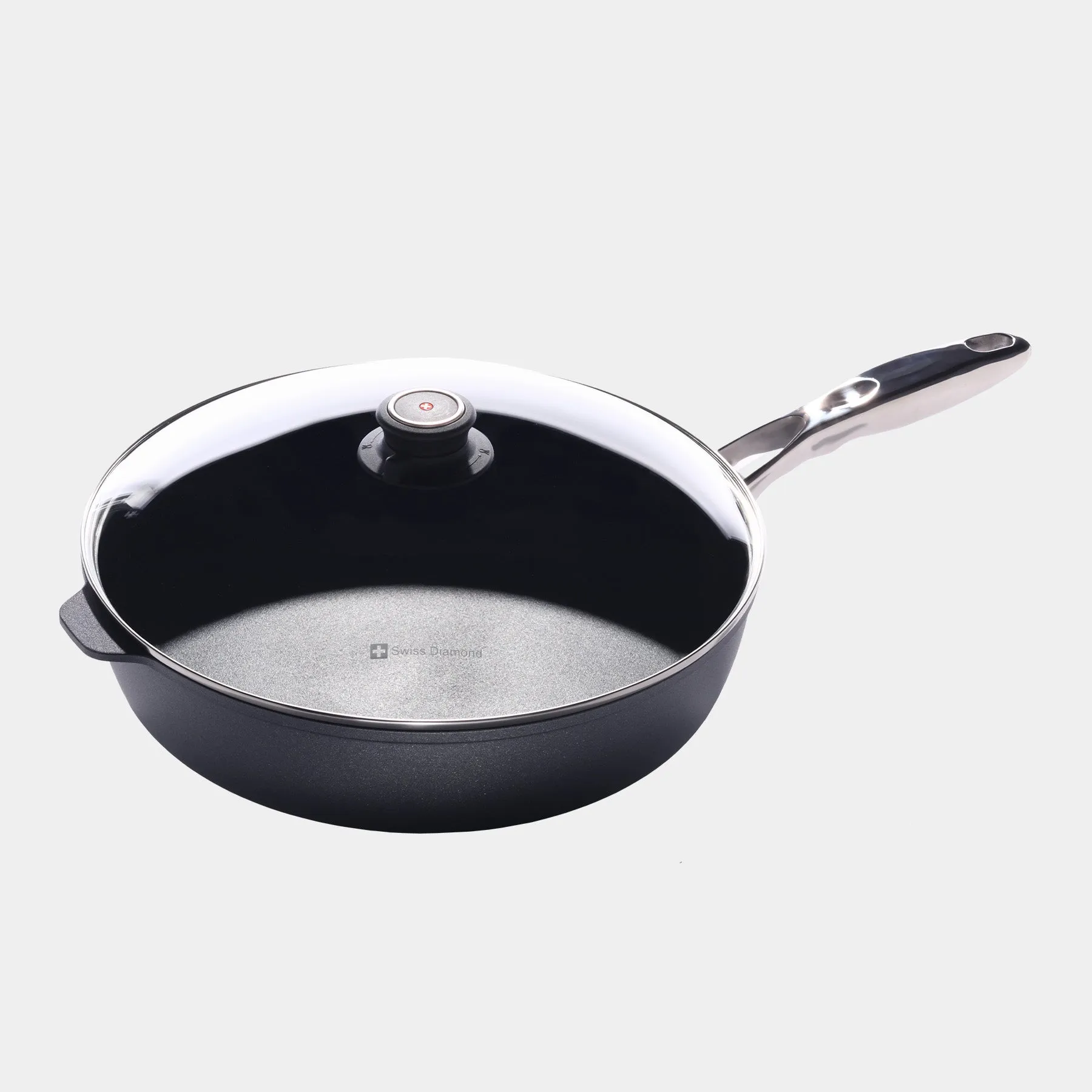 HD Nonstick Saute Pan with Glass Lid