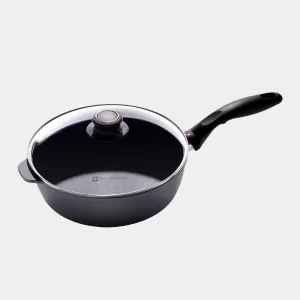 HD Nonstick Saute Pan with Glass Lid