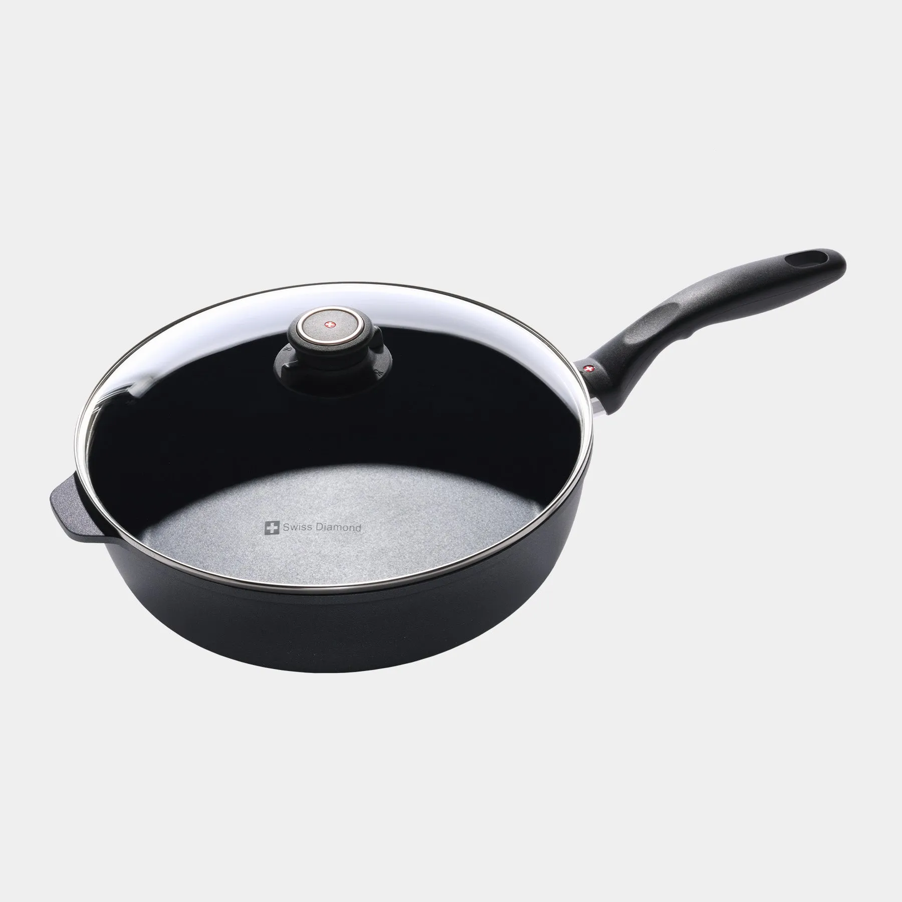HD Nonstick Saute Pan with Glass Lid