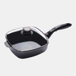 HD Nonstick Square Saute Pan with Glass Lid