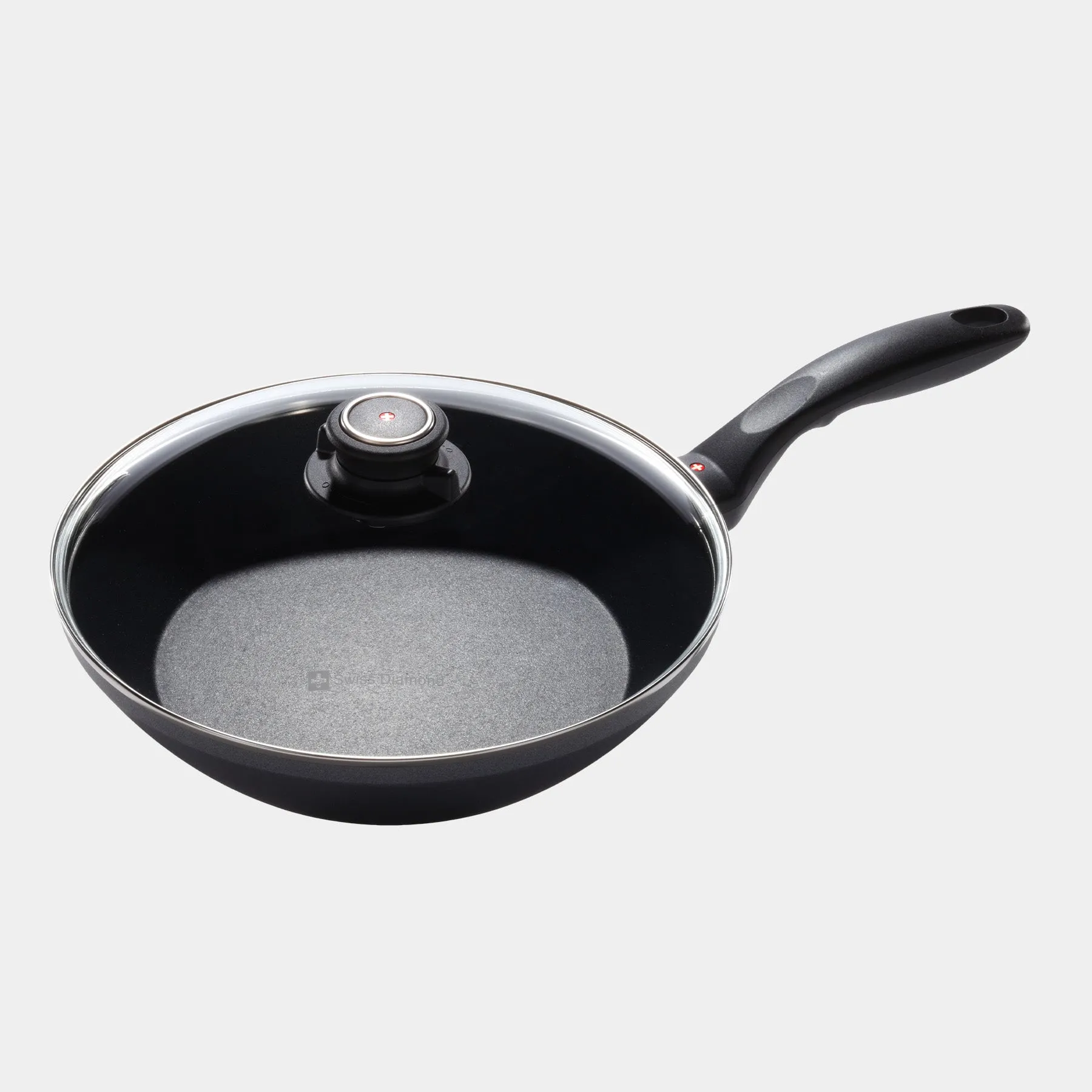HD Nonstick Stir-Fry Pan with Glass Lid - Induction