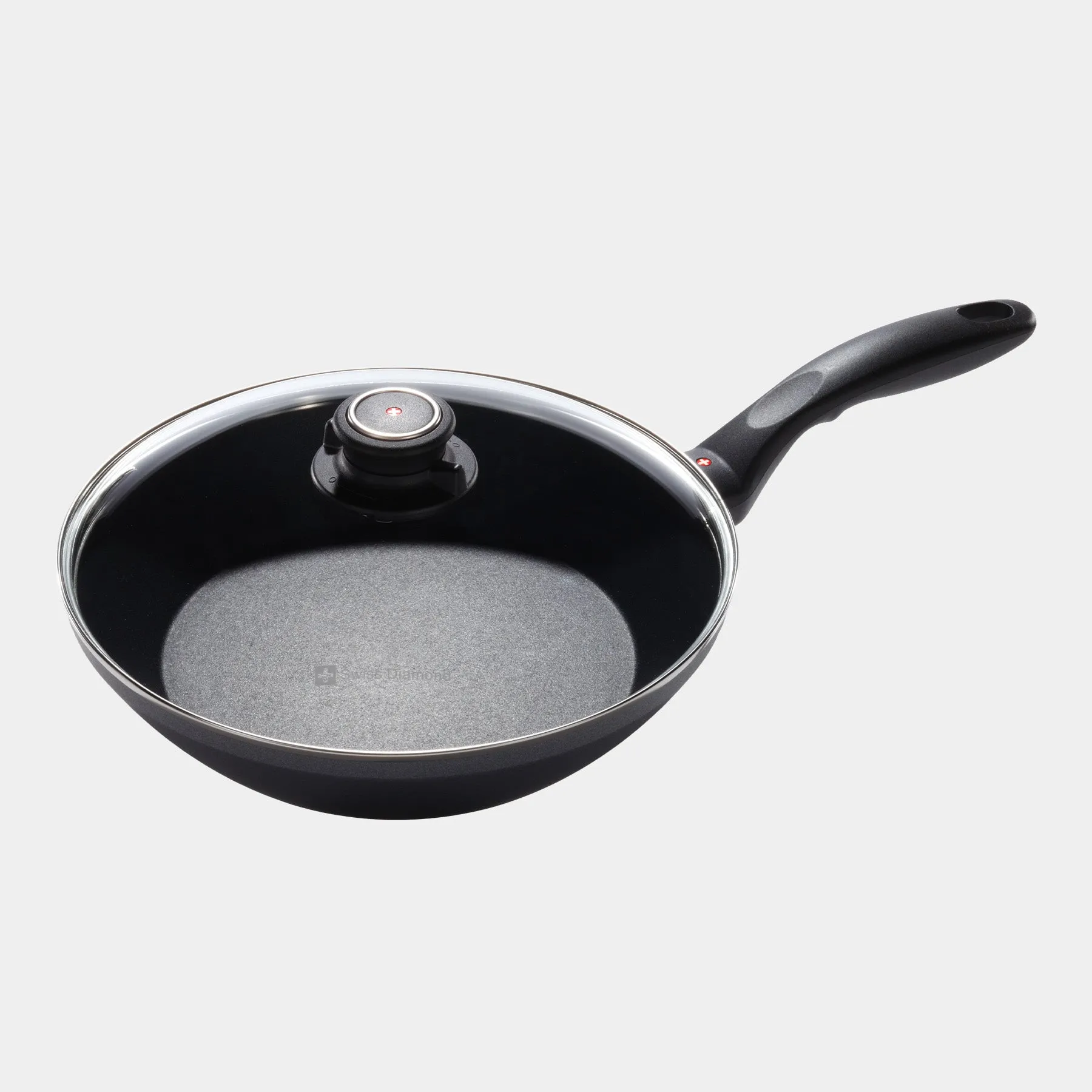 HD Nonstick Stir-Fry Pan with Glass Lid - Induction