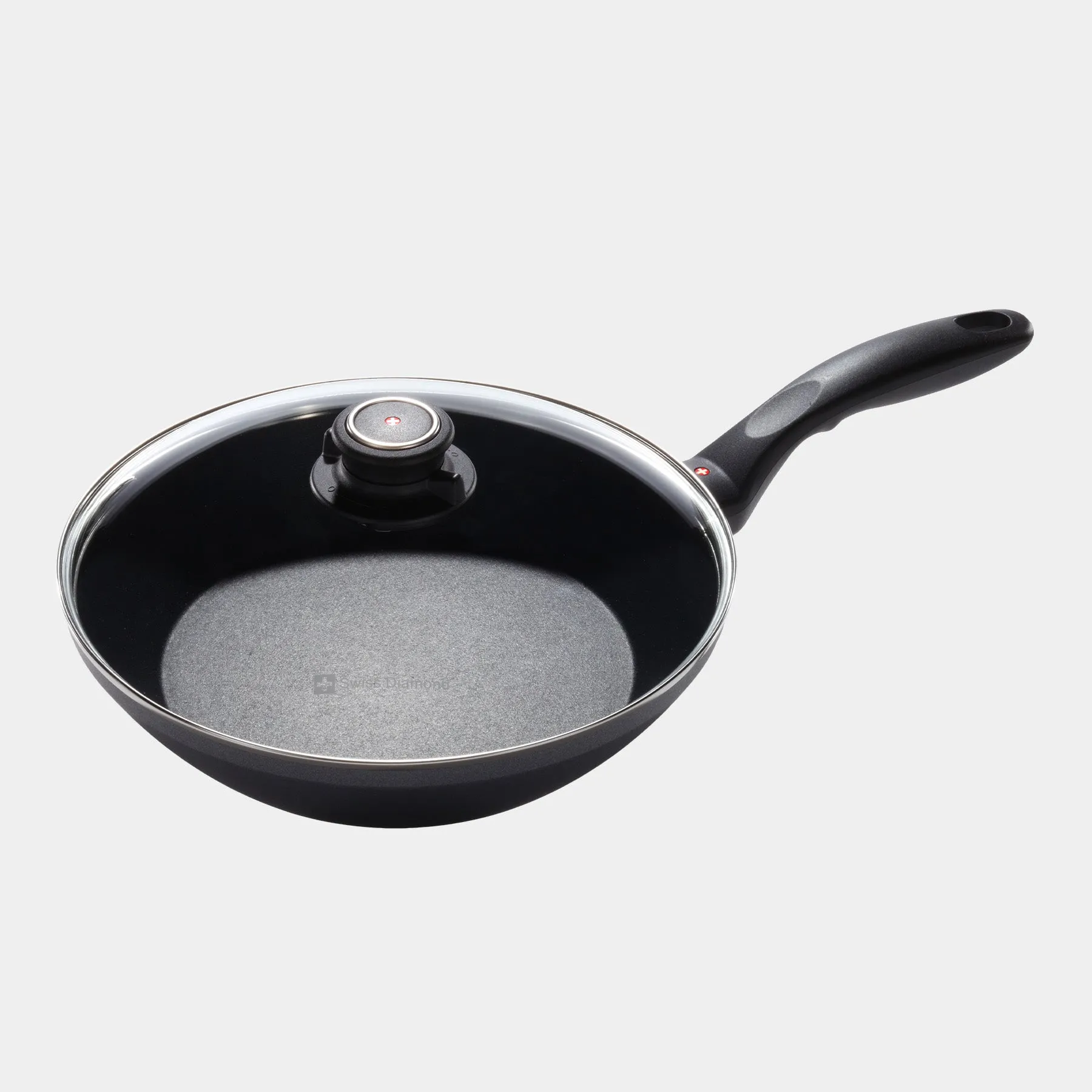 HD Nonstick Stir-Fry Pan with Glass Lid - Induction