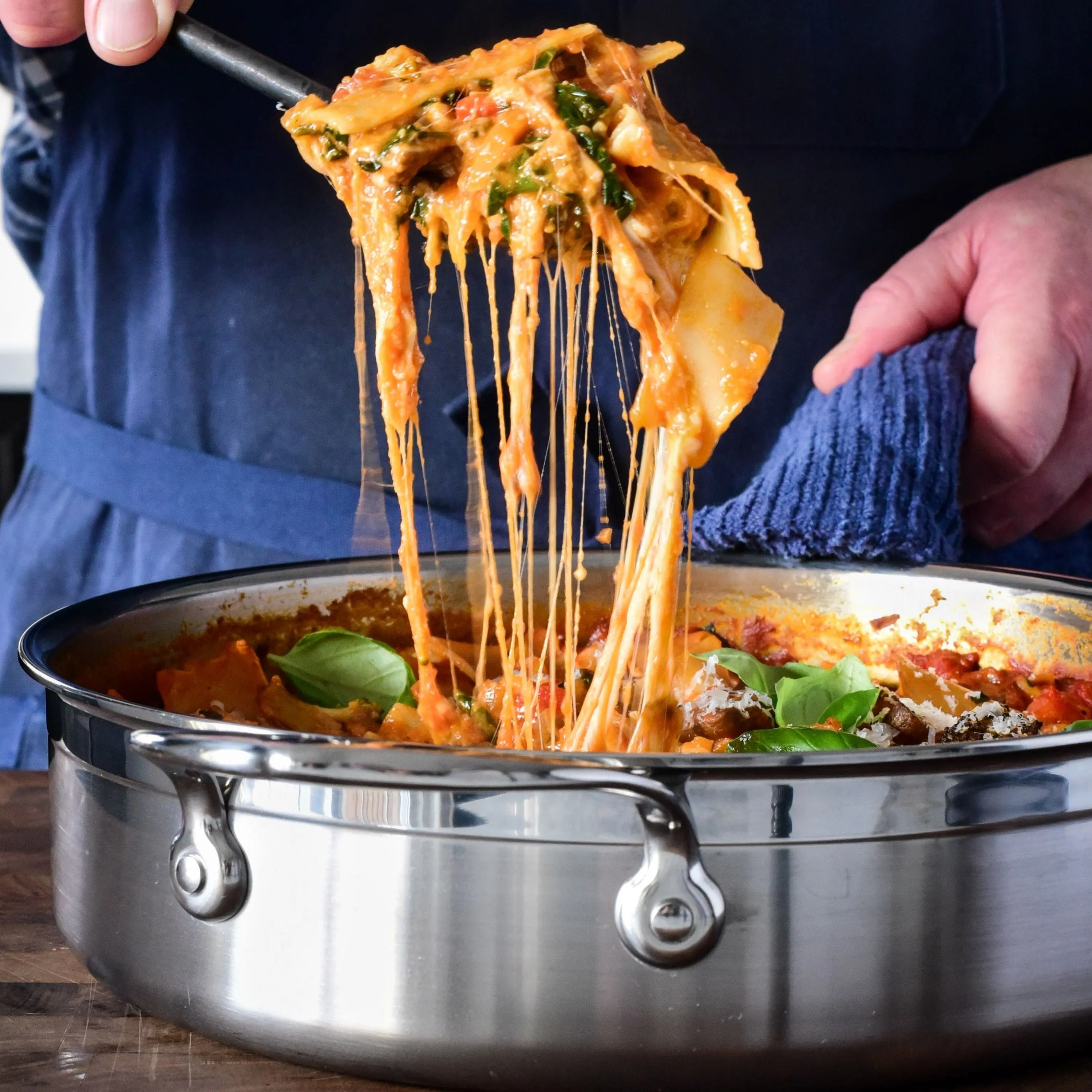Hestan Probond Covered Sauté Pan w/Helper Handle