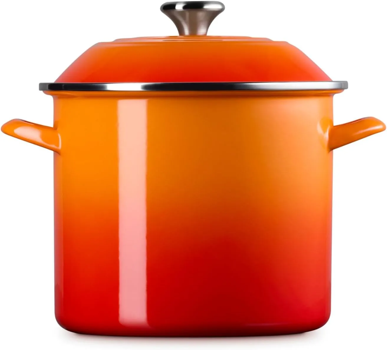 Le Creuset 10 Qt. Traditional Stockpot w/SS Knob - Flame