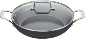 Le Creuset 3 1/2 Qt. Essential Non-Stick Ceramic Shallow Braiser w/Glass Lid