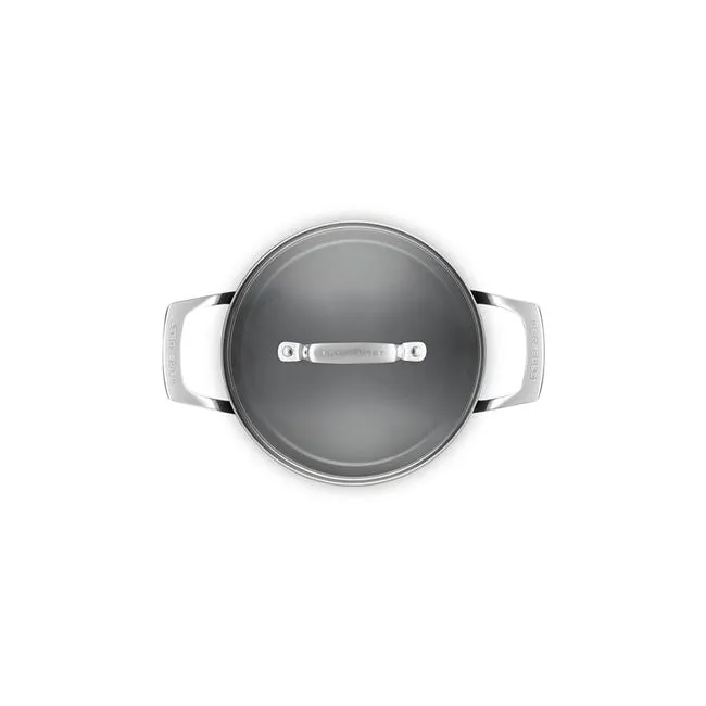 Le Creuset 4 Qt. Essential Non-Stick Ceramic Stockpot w/Glass Lid