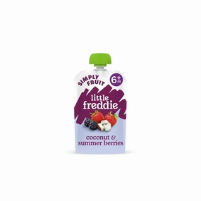 Little Freddie Organic Velvety Coconut & Summer Berries 6  months 100g