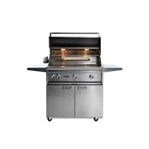 Lynx 36" Freestanding Grill- 1 Trident Infrared Burner/ 2 Ceramic Burners and Rotisserie LP