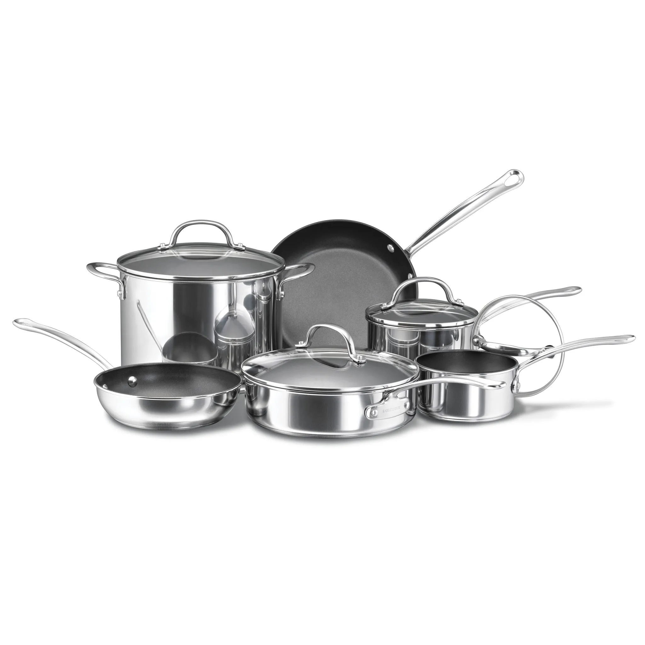 Millennium Nonstick Stainless Steel 10-Piece Set