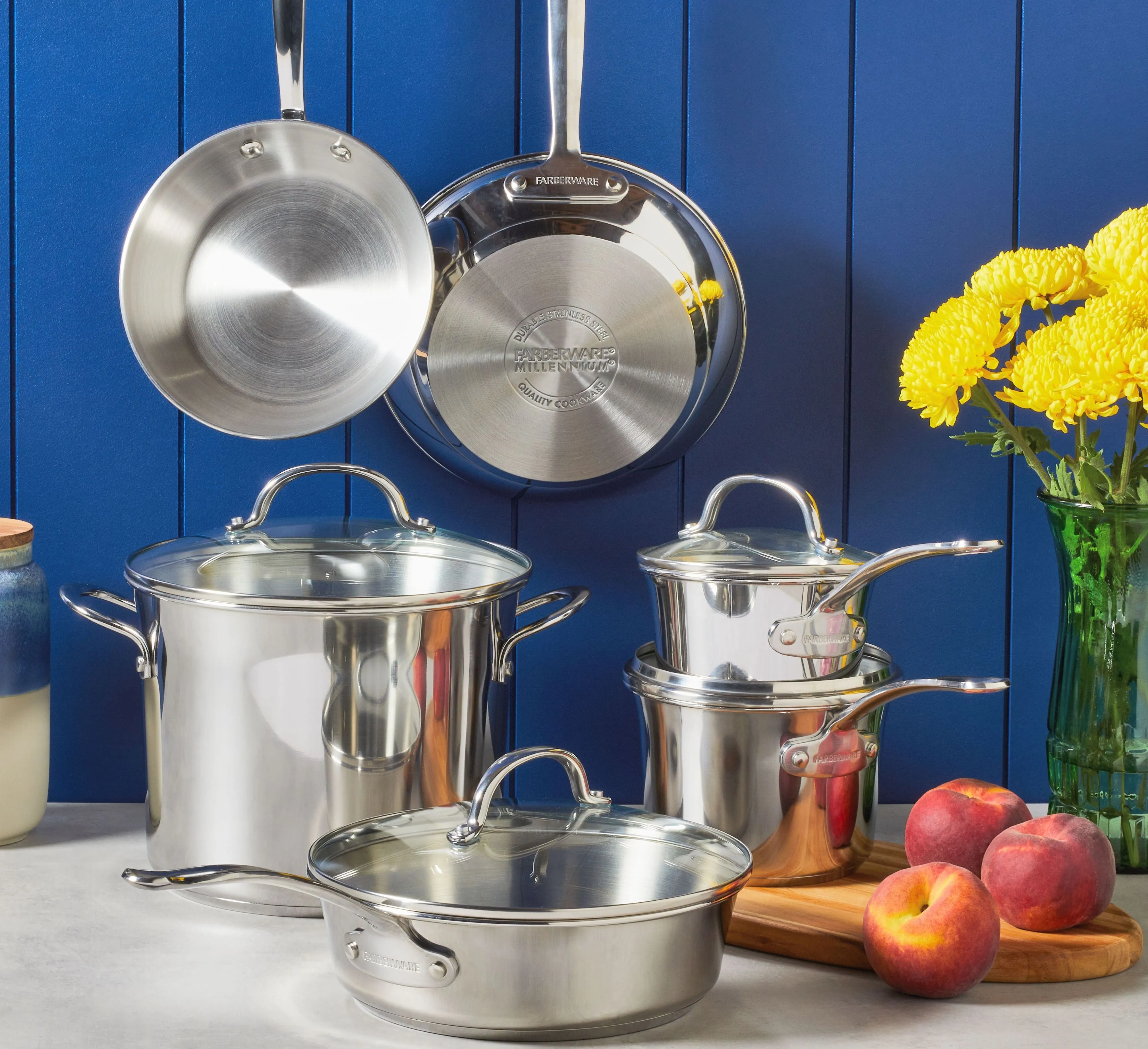 Millennium Stainless Steel 10-Piece Cookware Set