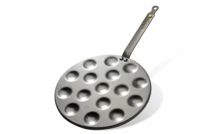 MINERAL B Carbon Steel Aebleskiver & Poffertjes Pan
